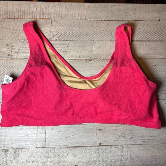 Women’s 4x Bikini Classic Terry Texture In Pink From Old Navy NWT! - Picture 15 of 16